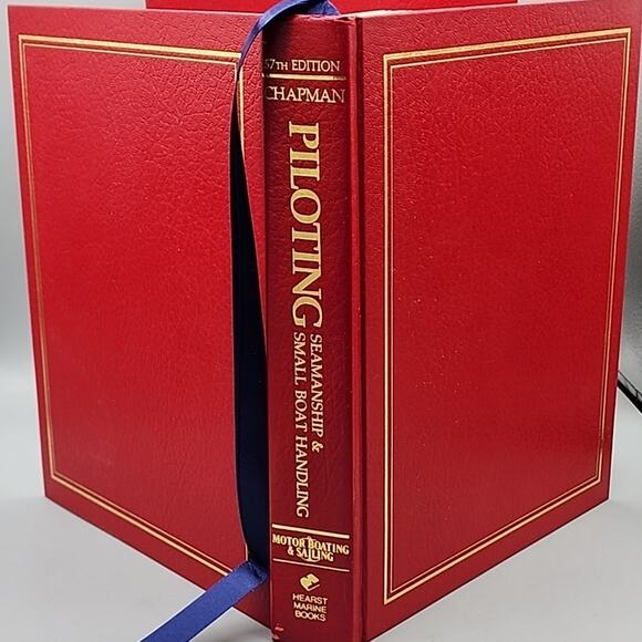 Sailing Chapman Piloting & Seamanship Hardback & Slipcase Presentation Book Vint - Picture 1 of 16